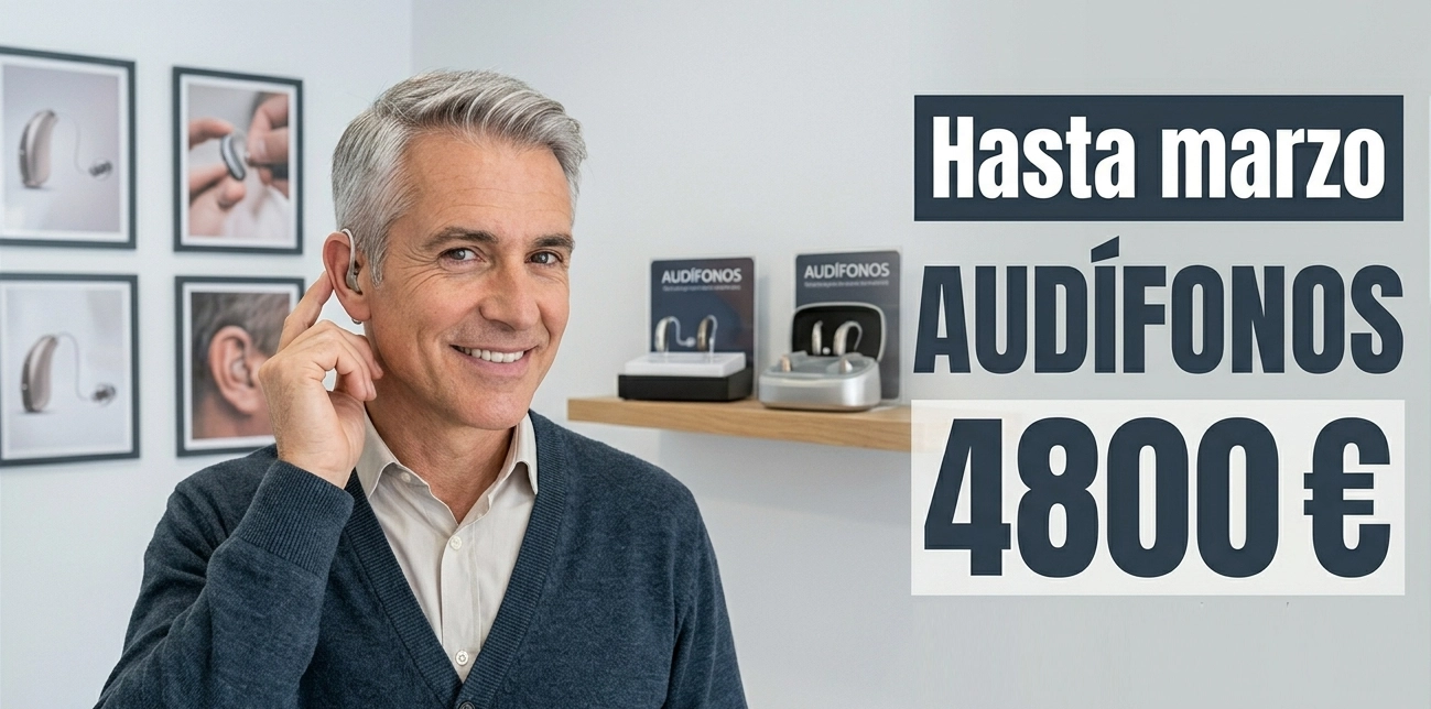 Hasta marzo audífonos 4800 €