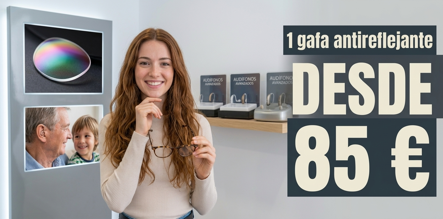 1 gafa anti reflejante desde 85 €